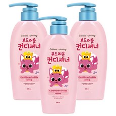 베비언스 핑크퐁 유아용 컨디셔너 자몽릴리향, 3개, 380ml
