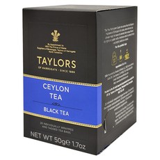 TAYLORS 泰勒茶 經典系列 特選錫蘭紅茶 50公克, 2.5g, 20包, 1盒