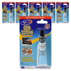 Vtech 섬유 접착제 20g, 6개