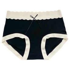 涼感無縫抗菌無痕女內褲, XS S M L 2L 尺寸, 多種顏色可選, 均碼, 黑色蝴蝶結