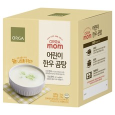 ORGA mom 無鈉兒童韓牛牛骨湯 5入, 韓牛, 250g, 5個