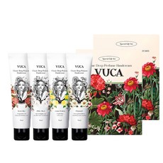 vuca 經典深層香水護手霜 秘密玫瑰 + 白麝香 + 檸檬馬鞭草 + 洋甘菊 組合, 240ml, 2個