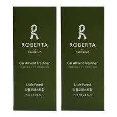 roberta di camerino 車用出風口芳香劑 小森林 補充包 7ml 1入, 2個, Little forest