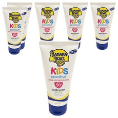 BANANA BOAT 香蕉船 淨護兒童防曬乳液 SPF50+ 防水耐汗 海洋珊瑚友善配方, 90ml, 6條