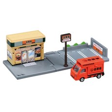 TOMICA 新城鎮 吉野家 附小車 3歲以上, 吉野家 紅色, 1個