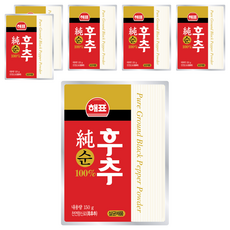 해표 순후추, 150g, 6개