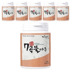 Jayeonmaeul 프리미엄 7곡물가루 워시오프 팩, 1개입, 6개