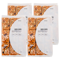 HOLA 和樂家居 黑糖沙琪瑪 葡萄堅果 30 x 4 x 18cm 9個, 360g, 4袋