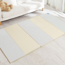 리빙코디 프렌들리 유아폴더매트 5단, 그레이