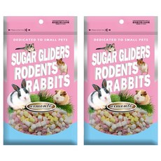 Armonto 阿曼特 鼠兔零食系列 鼠專用繽紛迷你棉花糖, 低糖製作, 50g, 2包