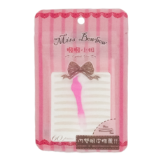 Miss Bowbow 撥撥小姐 3M網狀雙眼皮貼 粉03 直徑25 x 3mm 60片, 粉色, 1包