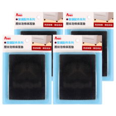 Axis 艾克思 家俱電器消音防刮壓紋泡棉保護墊 EVA泡棉 3mm厚, 90 x 114mm, 1組