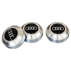 Tracing 鋁製標誌車牌螺絲 3入, 1套, 奧迪鍍鉻銀