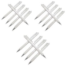 인글로우 볼펜형 다꾸 커팅 펜칼, 화이트, 15개