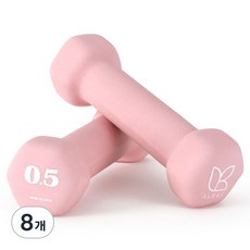 아리프 네오프렌 선인장 아령, 500g, 8개