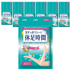 LION 獅王 休足時間 涼感貼片, 6入, 40個
