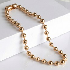 마메 컬러 볼체인 군번줄 키링 연결고리, 골드, 100개