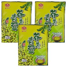 翁財記 芥末青豆, 185g, 3袋