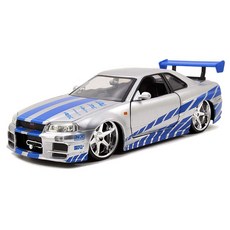 Jada 佳達 JDM系列 2002 Nissan Skyline GTR R34, 1個