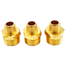 新多多小舖 四分外牙轉二分外牙轉接頭 3個一組, 1組, 四分外牙轉二分外牙