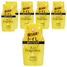 KOKUBO 小久保 長效型室內浴廁除臭去味 空氣芳香劑 檸檬香味 200ml, 6瓶