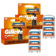 Gillette 吉列 鋒隱動力刮鬍刀片, 2個, 4入