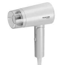 TESCOM 輕巧雙電壓負離子吹風機 BID48TW AC100-240V 國際通用電壓, 白色