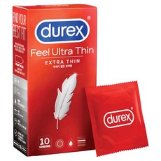 듀렉스 필 울트라 씬 초박형 콘돔, 10개입, 1개