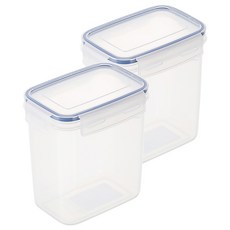 KEYWAY 聯府 天廚長型保鮮盒 KI-R1600, 2個, 2 個容器 + 2 個蓋子