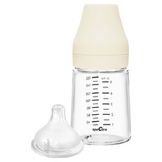 스펙트라 올셋 S젖꼭지 PA 젖병, 파우더핑크, 160ml, 1개