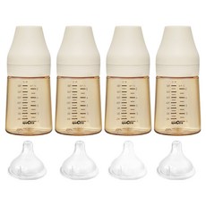 스펙트라 올셋 PPSU 젖병, 크림바닐라, 160ml, 4개