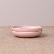 보울보울 레트로라인 디저트볼, 파우더핑크, 2개