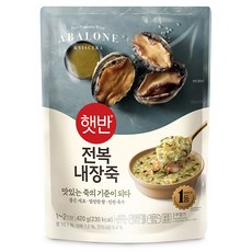 햇반 전복 내장죽, 420g, 1개