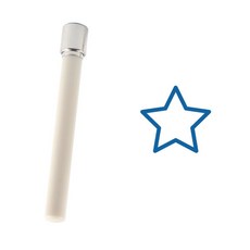 DESIGN AGIT Milky 長型印章 Large 表情符號 星星2, 1個, 藍色