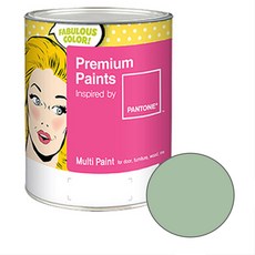 노루페인트 팬톤 멀티 에그쉘광 페인트 4L, 스모크그린, 1L, 4개