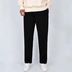 가이스토리 남성용 와이드핏 포웰 기모 밴딩 면바지