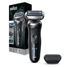 BRAUN 시리즈 7 스킨쉴드 전기면도기, 블랙, 73-N80000s