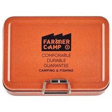 FARMERCAMP 釣魚小鐵盒, 橘色, 1個