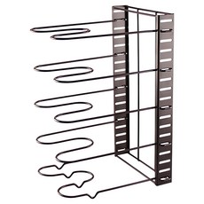 COMET 科美特 可調式多層鍋架 26x22cm D061, 黑色, 5層, 1個