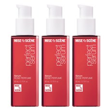 미쟝센 퍼펙트 로즈퍼퓸 헤어 세럼, 80ml, 3개