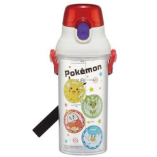 Skater 直飲透明水壺 帶刻度, 寶可夢, 480ml, 1個