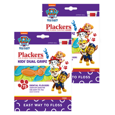 plackers 派樂絲 兒童牙線, 6.6cm, 75入, 2個