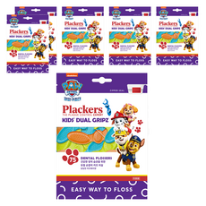 plackers 派樂絲 兒童牙線, 6.6cm, 75入, 6個