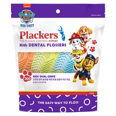 plackers 派樂絲 兒童汪汪隊立大功牙線, 6.6cm, 300入, 1個