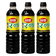 SAM HWA 韓式湯醬油, 900ml, 3個