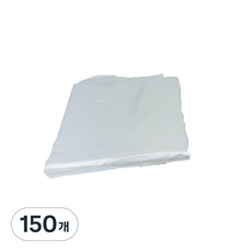 大型分類回收平口透明袋, 100L, 150個