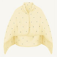 더자리 크리미워싱 웨어러블 자수 다운필 패딩 담요