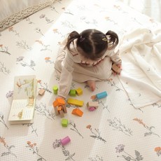 데코뷰 양면쿠션 놀이방매트, 마가렛 플라워