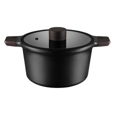 FREIZ 和平 Coroge 雙柄壺/鍋 RB-1707 IH爐適用, 24cm, 黑色, 1個