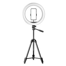 LETSCOM 環形補光燈+多功能手機三腳架組, F-536, 1組